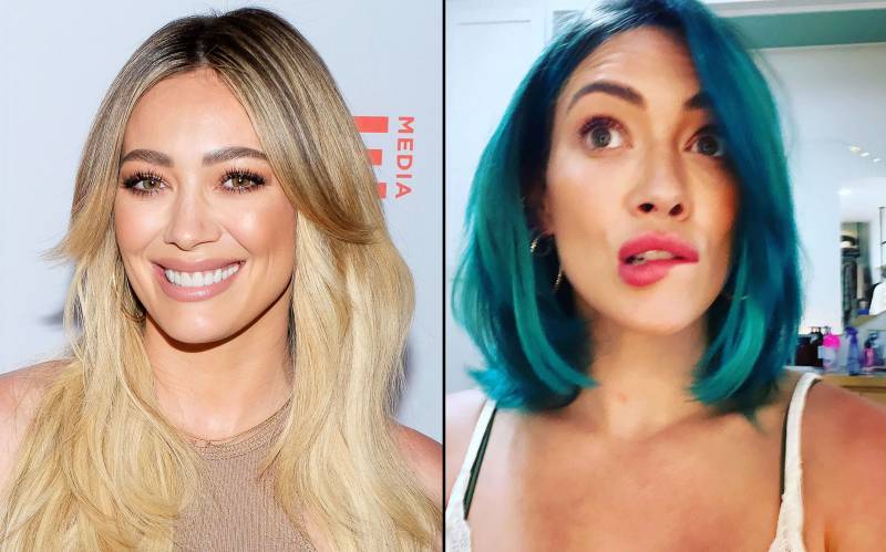 Hilary Duff Dyes Hair a Very Bright New Hue