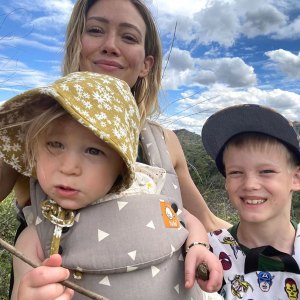 Hilary Duff Son Luca Locks Little Sister Banks in Dog Crate During Quarantine
