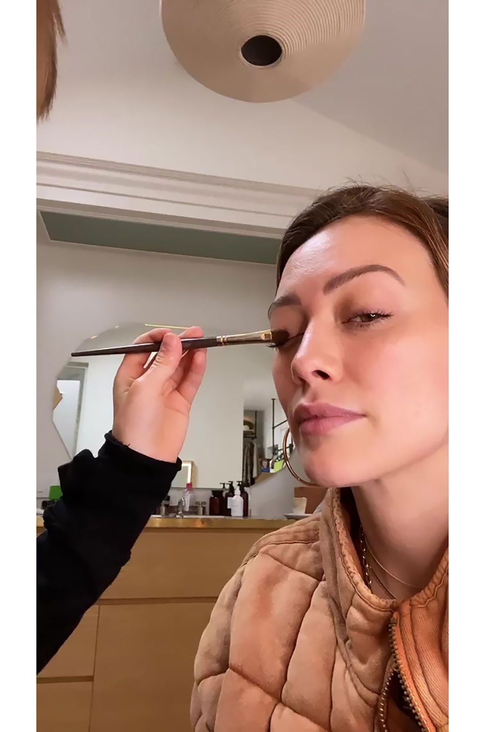 Hilary Duff Lets Son Luca Do Her Makeup: 'It's Unique'