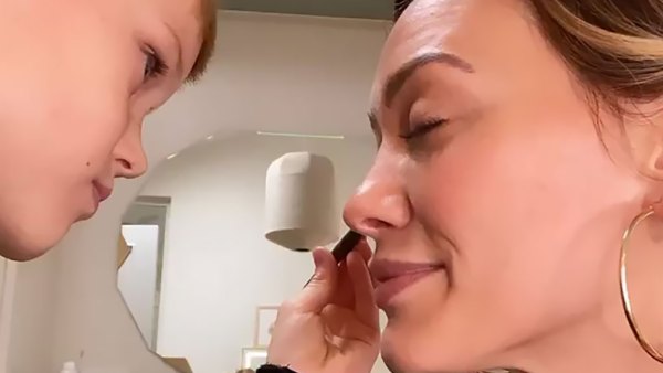 Hilary Duff Lets Son Luca Do Her Makeup: 'It's Unique'