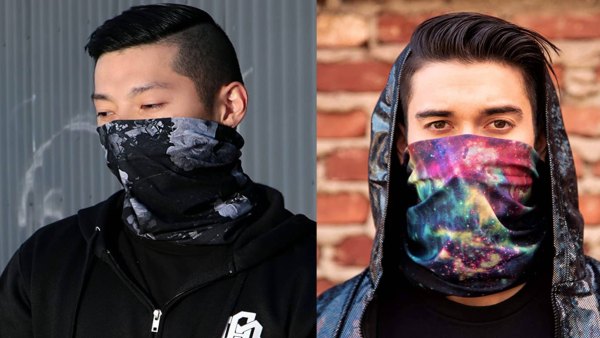 INTO THE AM Galaxy Face Mask Bandana