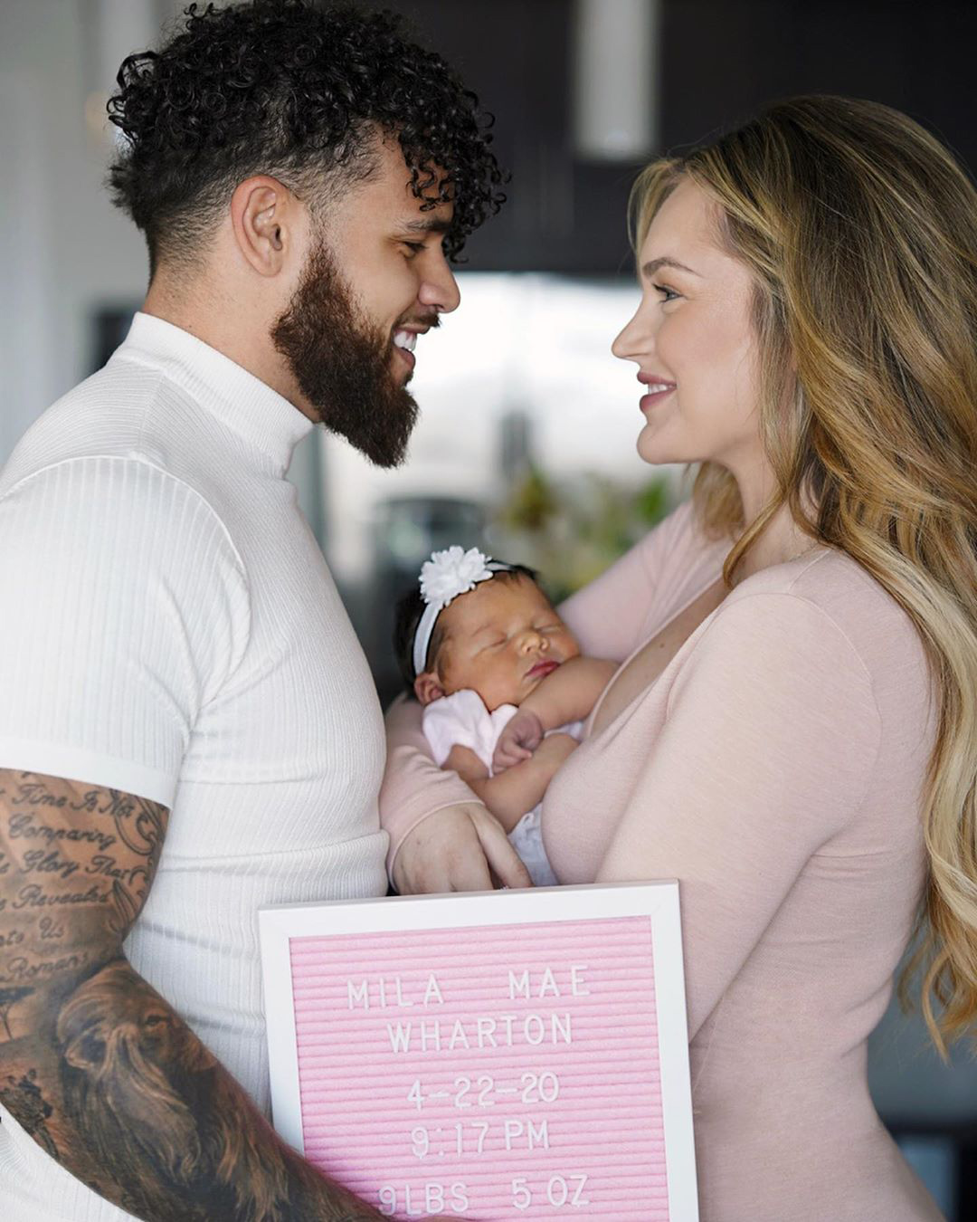 Cory Wharton, Taylor Selfridge Share Baby Photos, Delivery Details