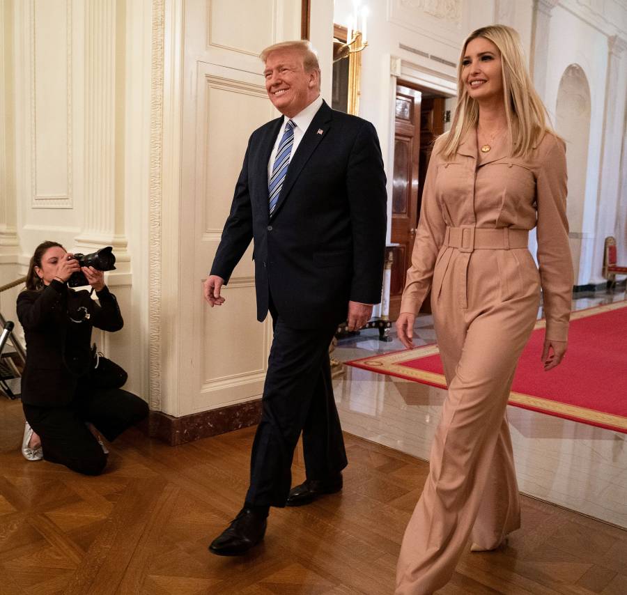 Ivanka Trump's Blush Jumpsuit Is Perfection