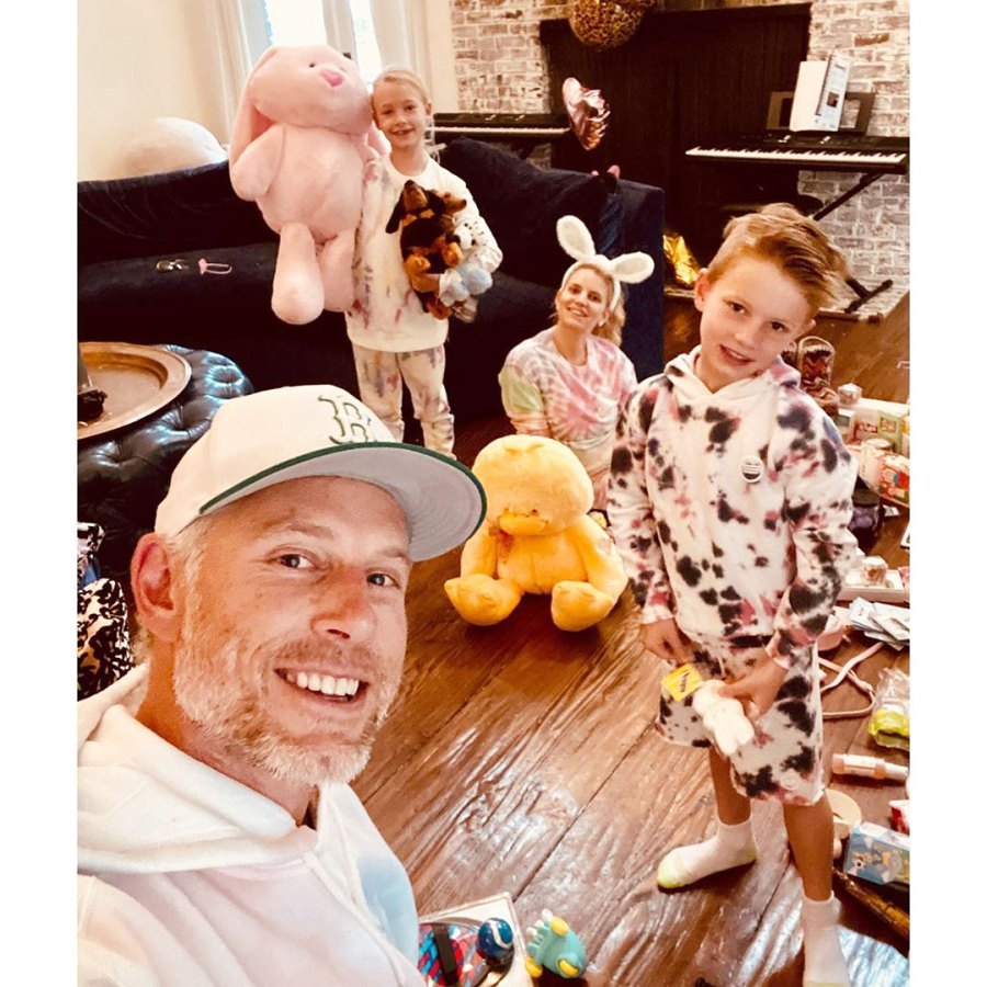 Jessica Simpson Eric Johnson Maxwell and Ace Jessica Simpson Shares a Look Inside Her Familys Different Kind of Easter Amid Quarantine