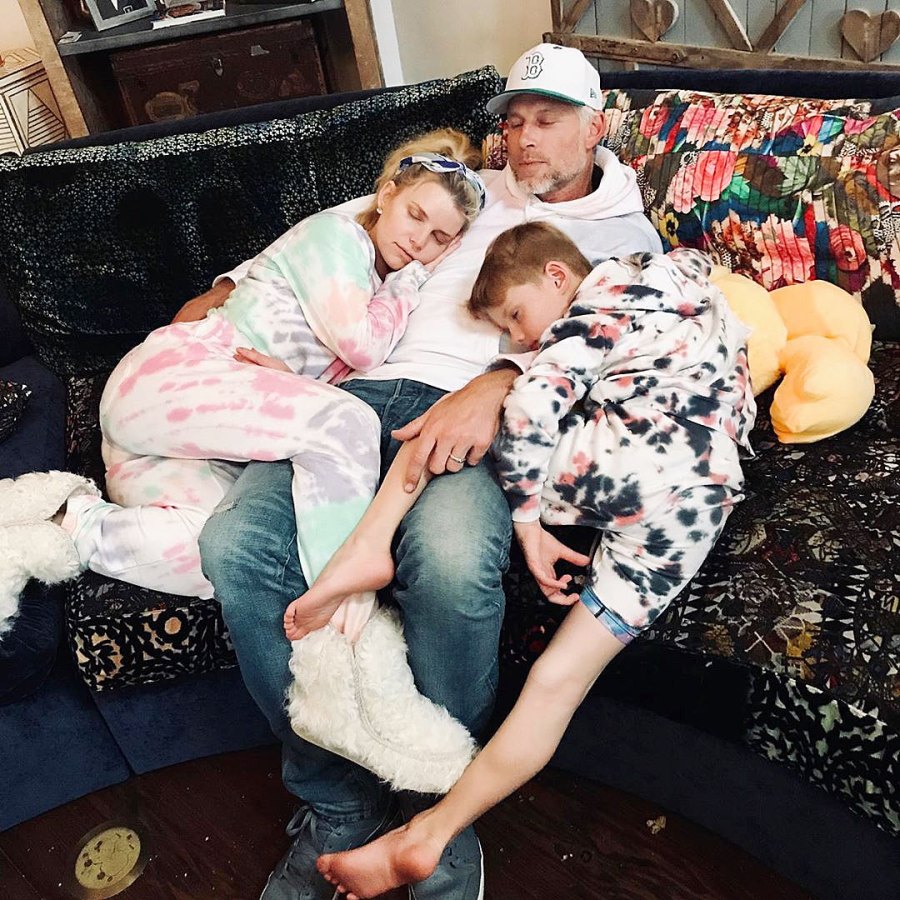 Jessica Simpson Eric Johnson and Ace Jessica Simpson Shares a Look Inside Her Familys Different Kind of Easter Amid Quarantine