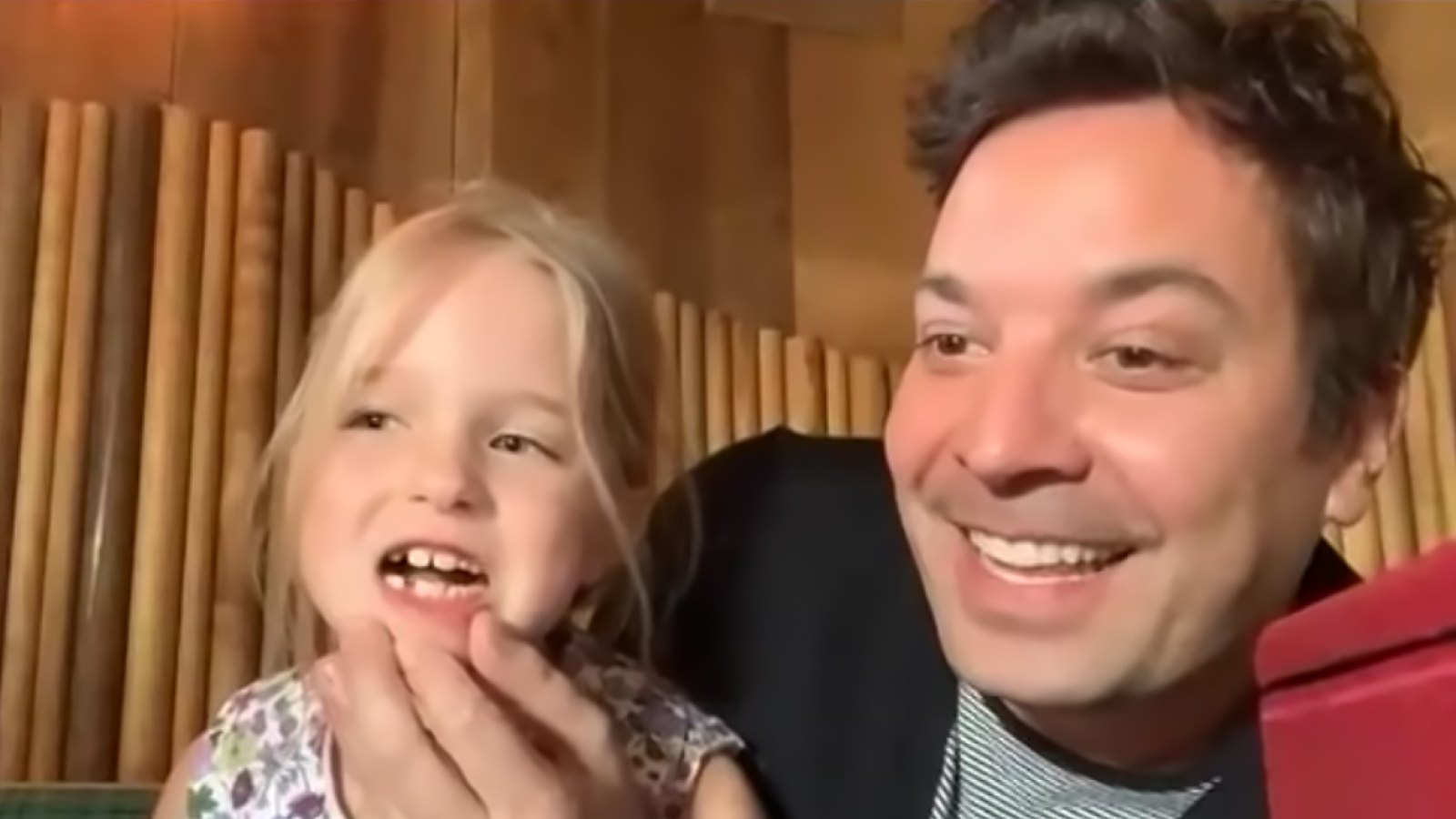 Jimmy Fallon’s Daughter Winnie Crashes His Show to Debut Missing Tooth