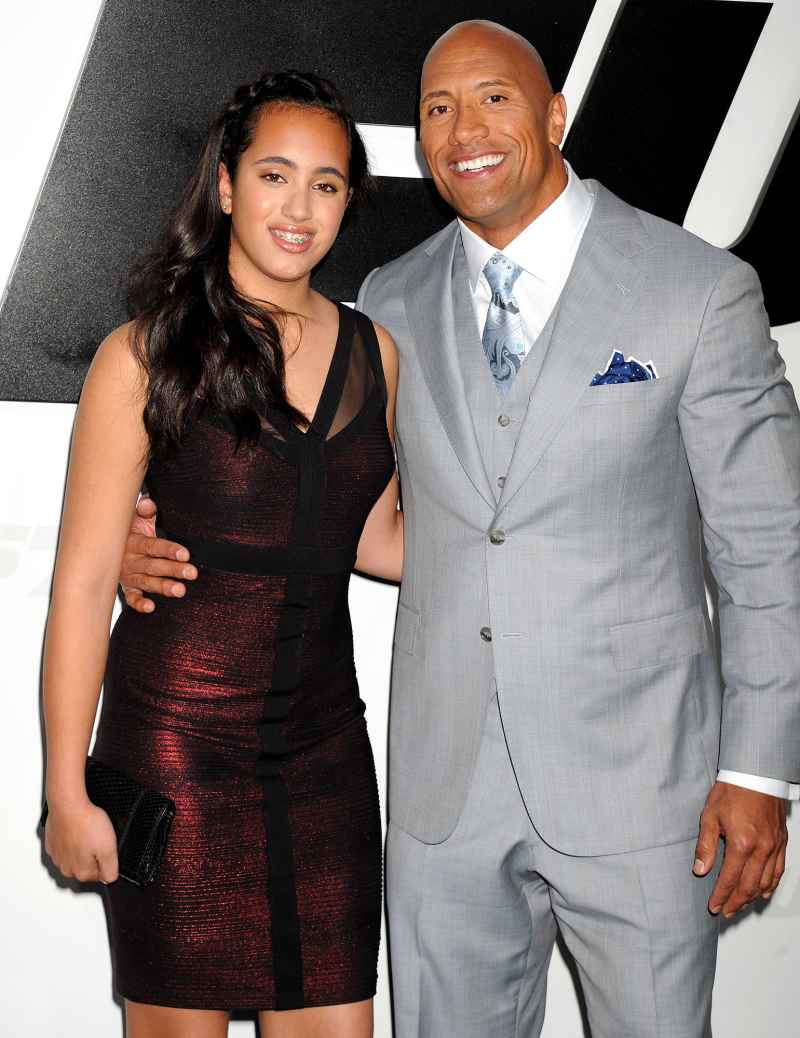June 2015 Simone The Rock Dwayne Johnsons Sweetest Quotes About His 3 Daughters