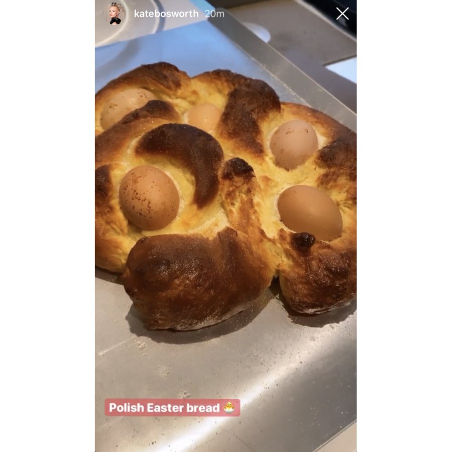 Kate Bosworth Easter eats