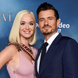 Katy Perry Wears a Onesie Covered in Orlando Bloom's Face