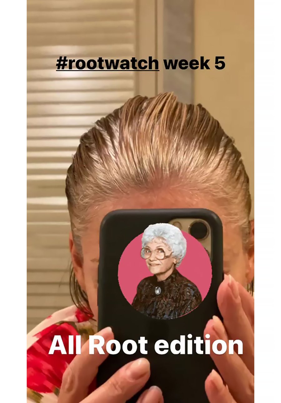 Kelly Ripa Finally Shares Quarantine Hair Update: 'Root Watch Week 5'