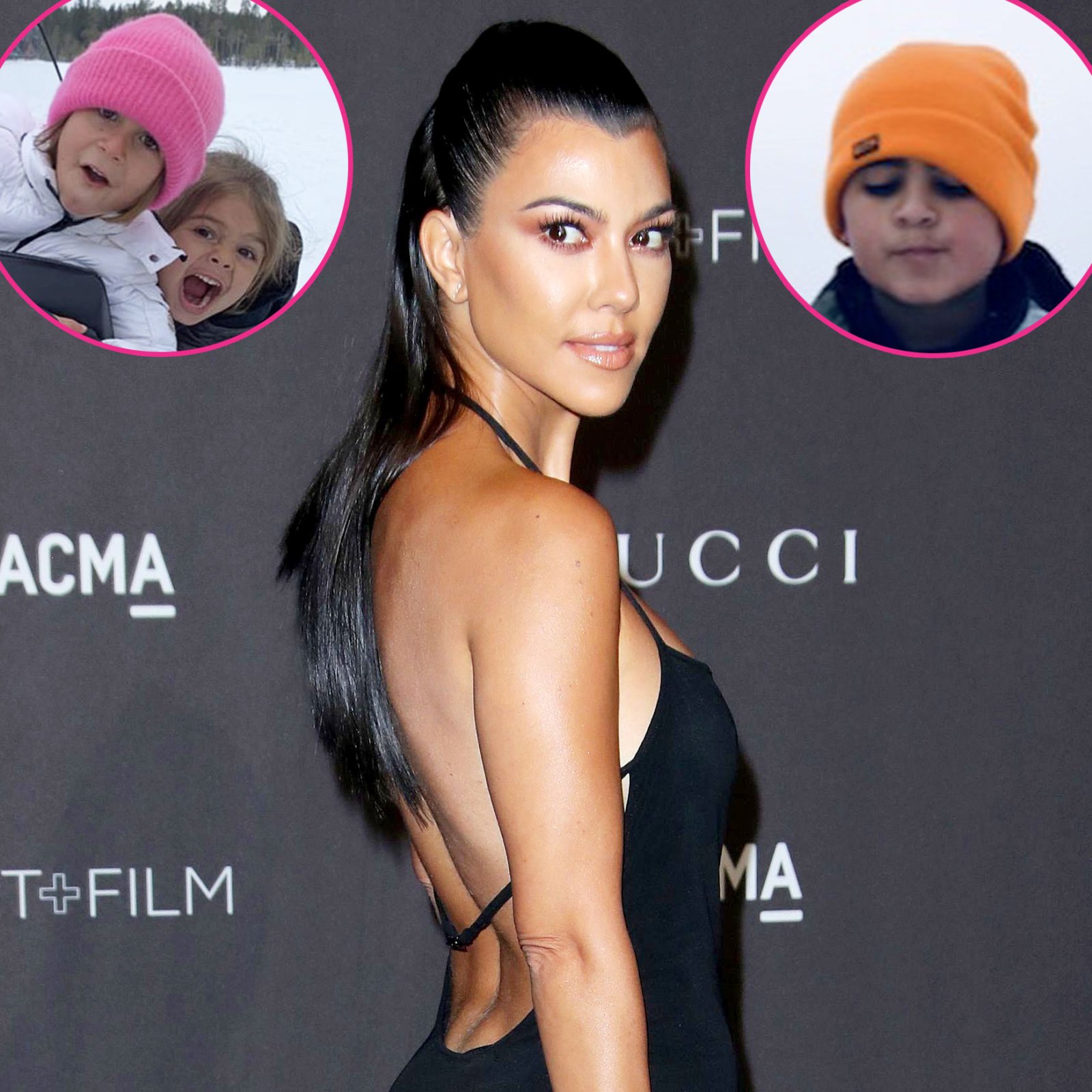 Sweet Siblings Kourtney Kardashian Claps Back at Parenting Police Over Son Hair Kids Vacations More