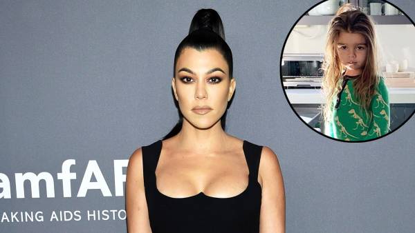 Kourtney Kardashian Snaps at Fan Criticizing 5-Year-Old Son Reigns Long Hair