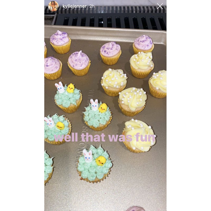 Kylie Jenner Easter Cupcakes