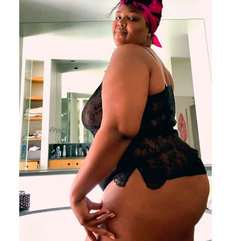 Lizzo Shows Off Some Big Booty Pride in Sexy Lingerie
