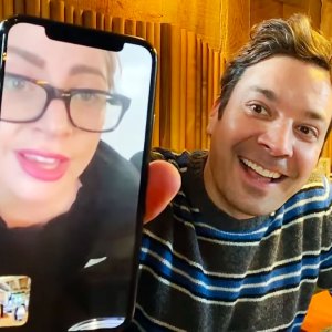 Lady Gaga and Jimmy Fallons Tonight Show FaceTime Is So Awkard