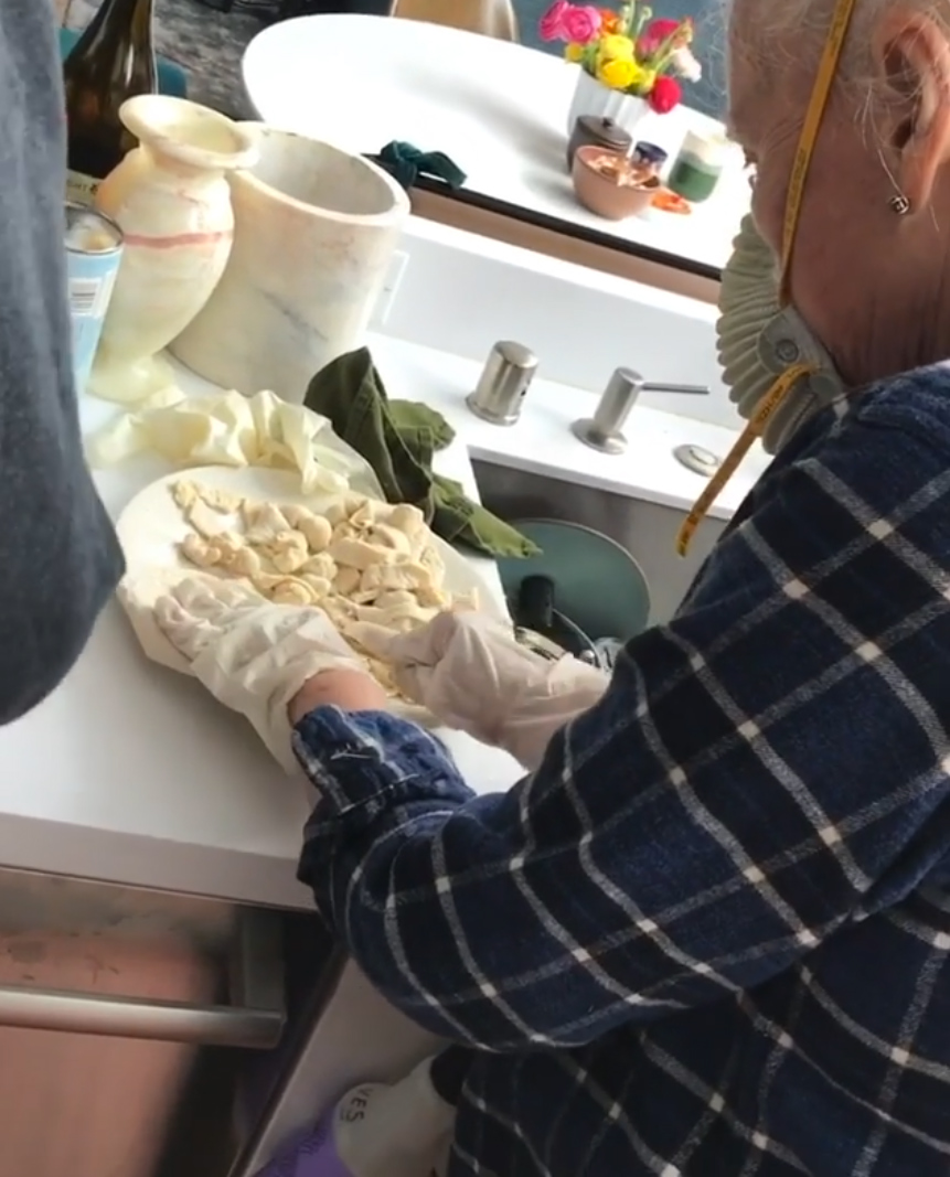 Laura Dern cooking