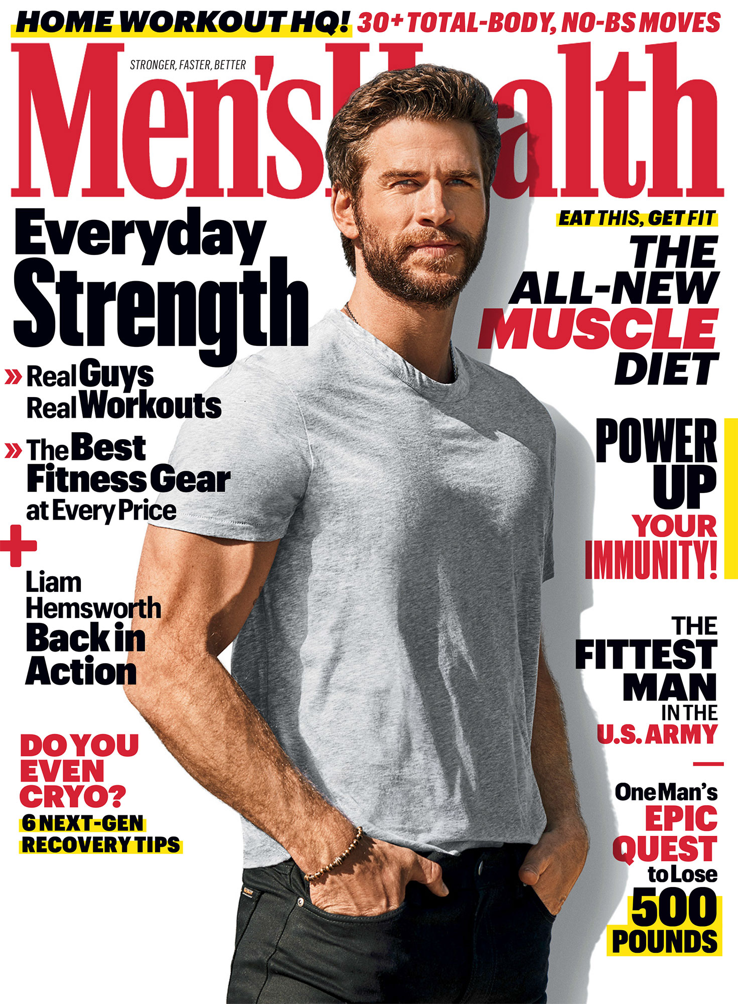 Liam Hemsworth Mens Health May 2020 Cover