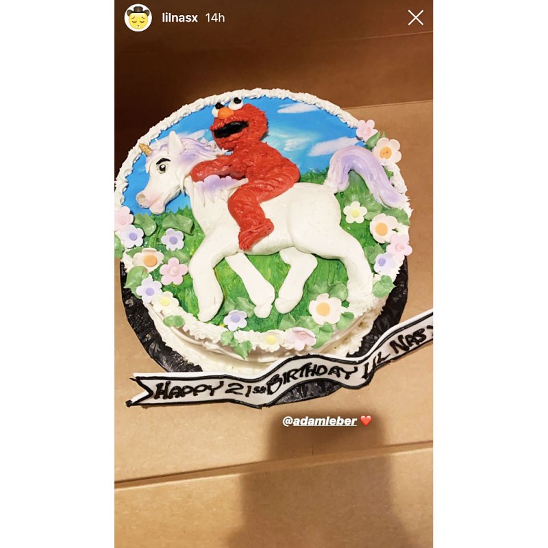 Lil Nas X Stars Birthday Cakes in Quarantine