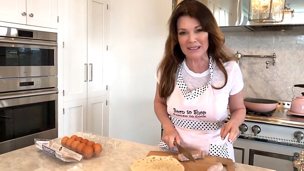 Lisa Vanderpump Takes Her Quarantine Frustration Out on a Sausage in Hilarious Cooking Tutorial