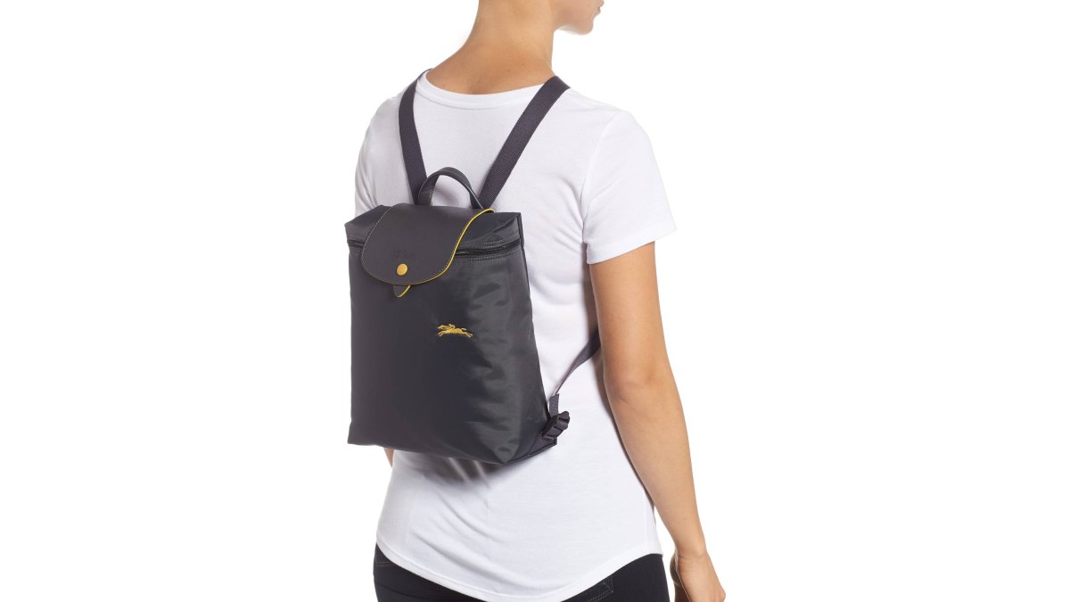 Longchamp Le Pliage Club Backpack (Gunmetal)