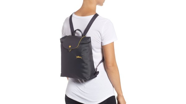 Longchamp Le Pliage Club Backpack (Gunmetal)