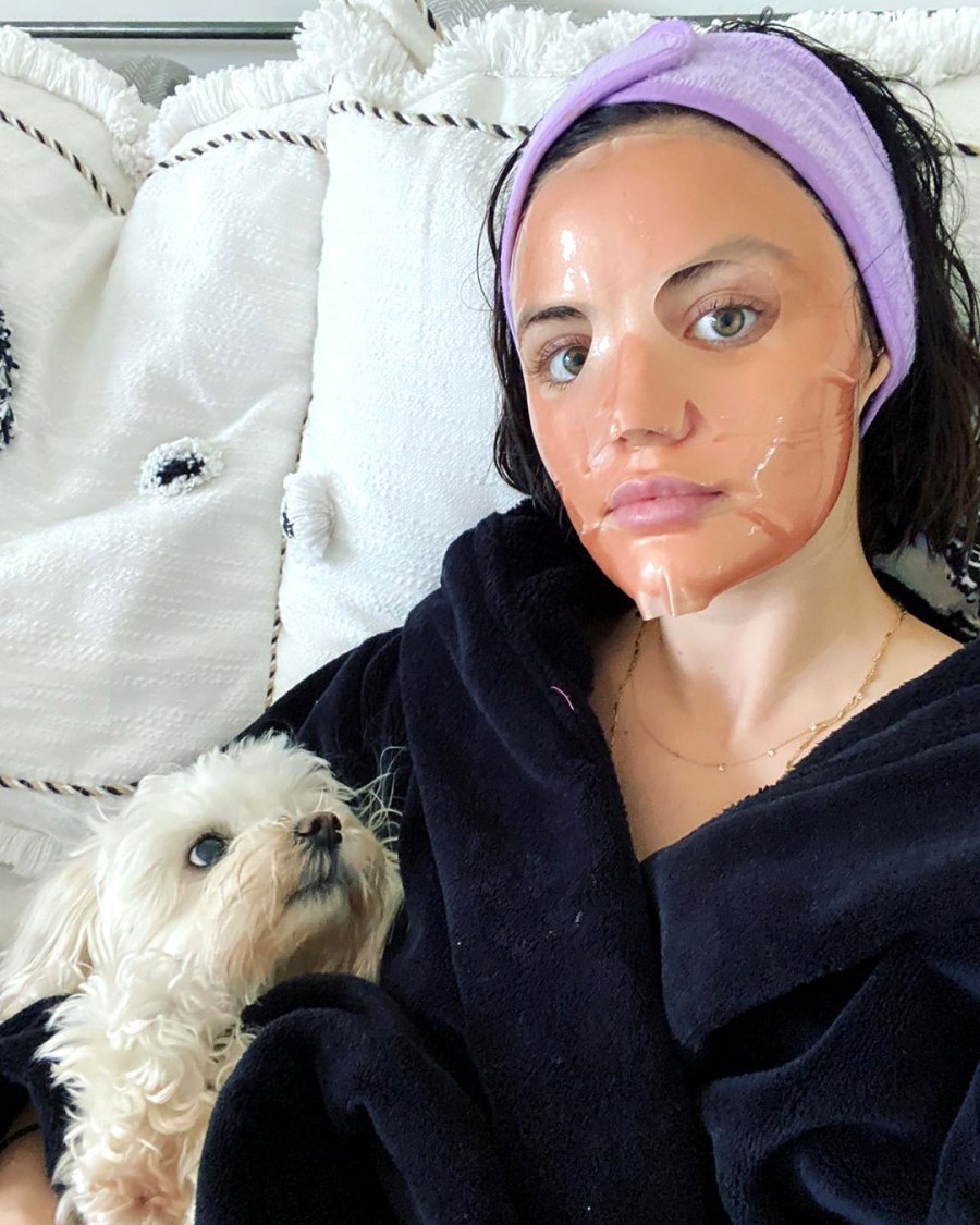 Lucy Hale Face Mask Self Quarantining Amid Coronavirus