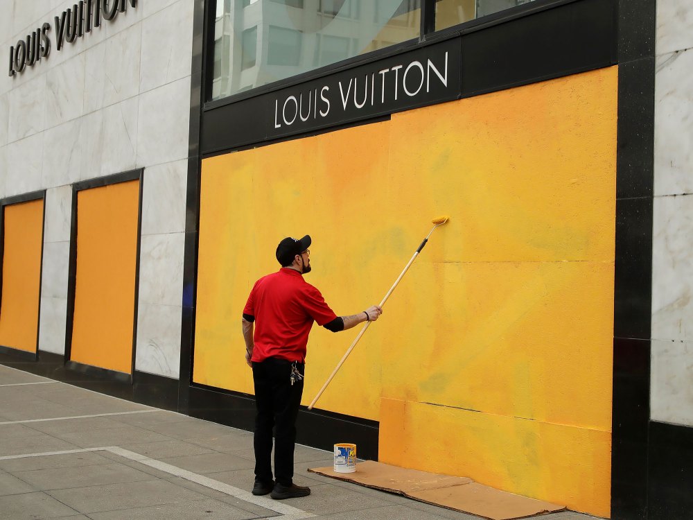 Luxury Retailers Are Boarding Up Store Fronts Amid Coronavirus Outbreak