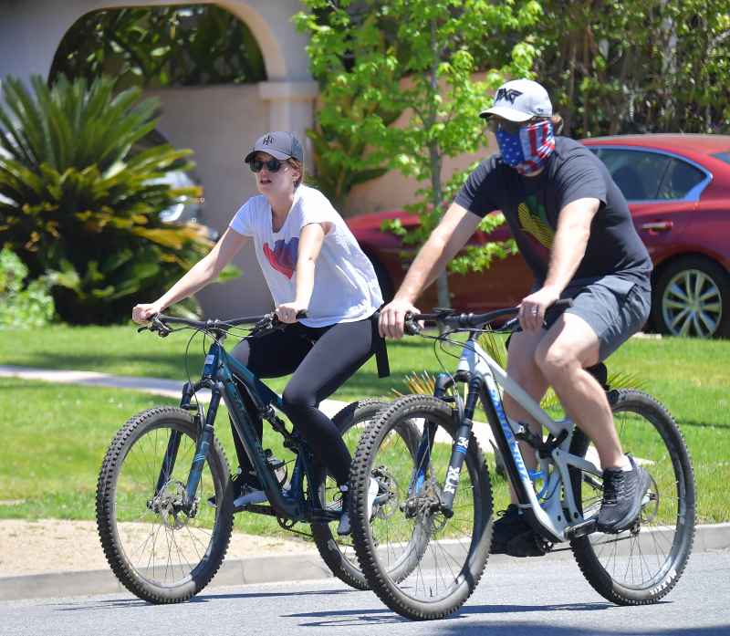 Pregnant Katherine Schwarzenegger Reveals Her Baby Bump on Bike Ride With Chris Pratt