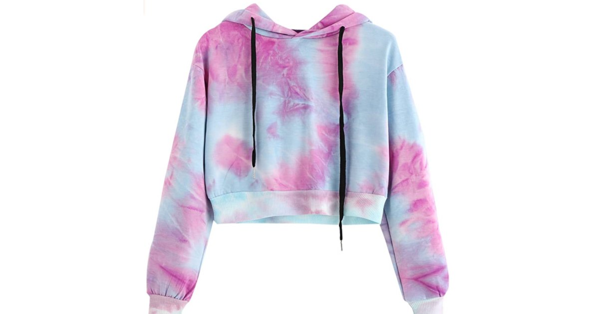 MakeMeChic Cropped Tie-Dye Hoodies Are Our Latest Amazon Find