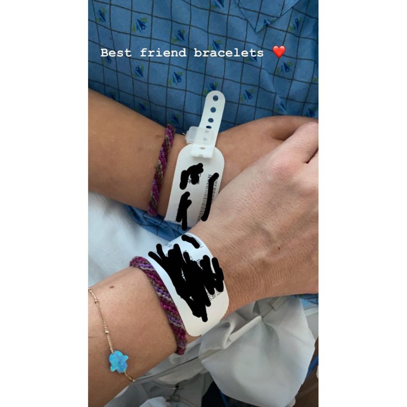 Michelle Money Brielle hospital bracelets