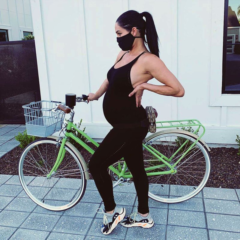 Nikki Bella Baby Bump Bike Ride