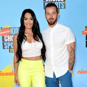 Nikki Bella and Artem Chigvintsev Kids Choice Job