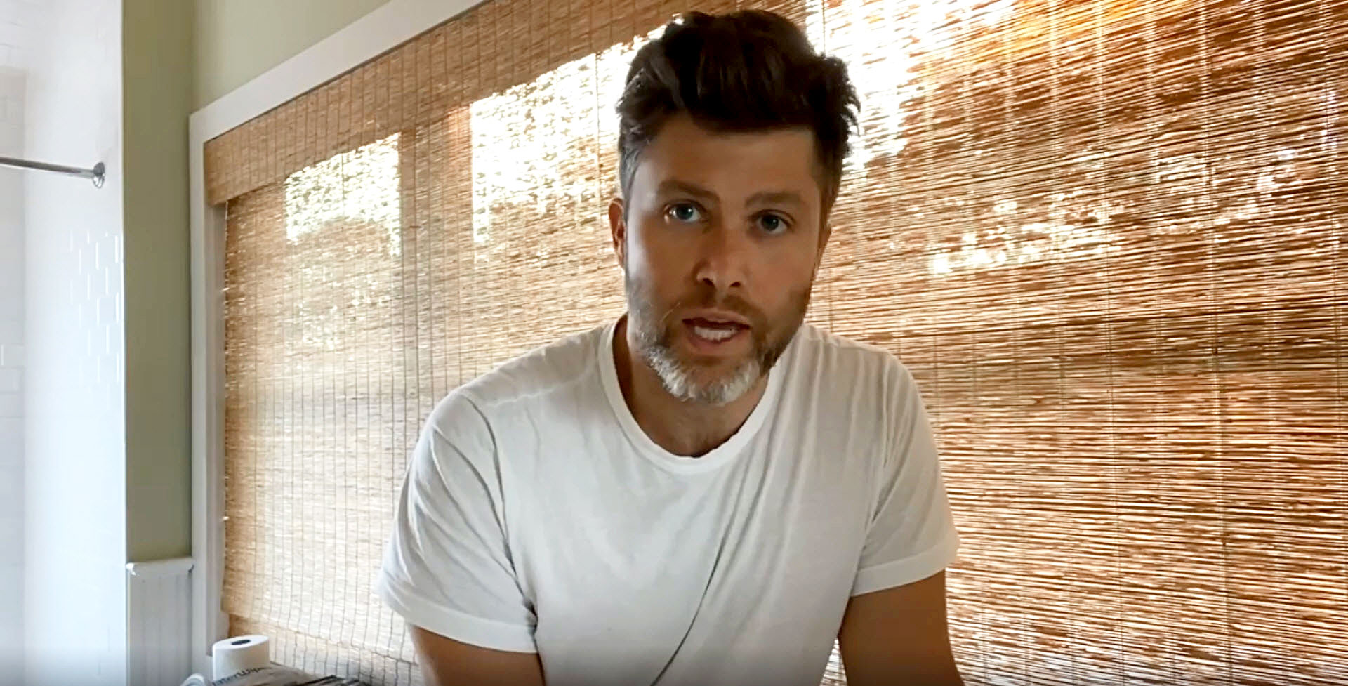 Colin Jost Shaves His Beard for 'SNL at Home' Promo: Watch