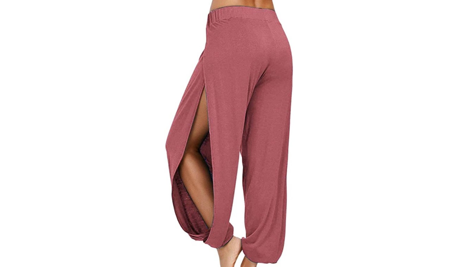 PACBREEZE Women's Yoga Harem Pants (Maroon)
