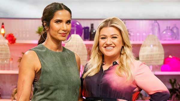 Padma Lakshmi and Kelly Clarkson on Top Chef