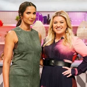Padma Lakshmi and Kelly Clarkson on Top Chef