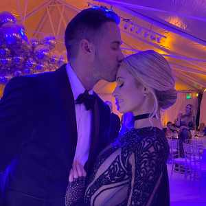 Paris Hilton Celebrates Anniversary With BF Carter Reum