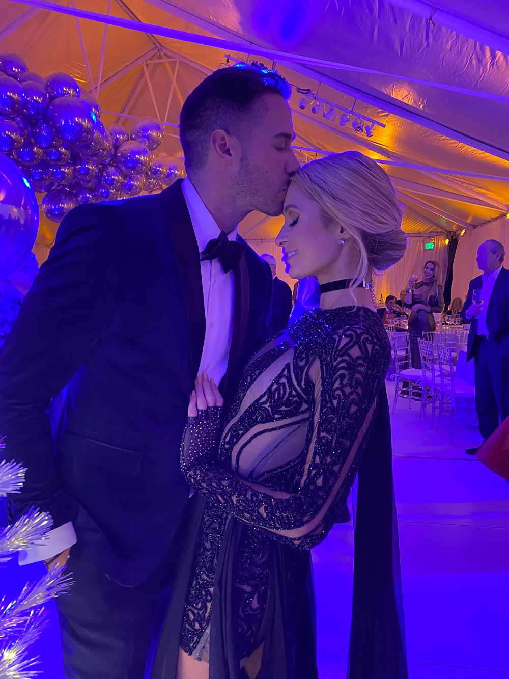 Paris Hilton Celebrates Anniversary With BF Carter Reum