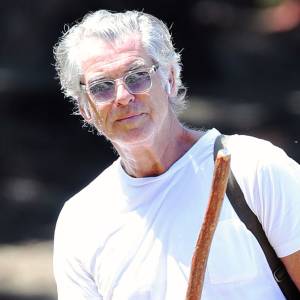 Pierce Brosnan Almost Looks Unrecognizable on Solo Hike Hawaii
