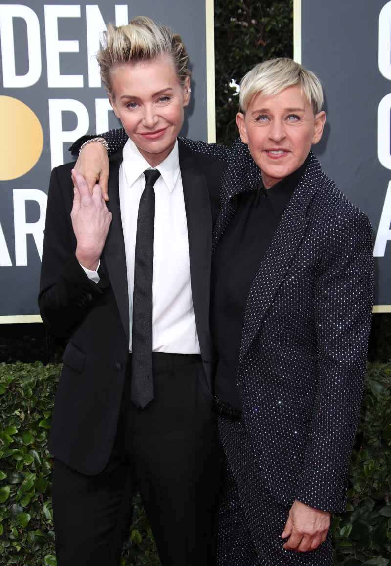 Portia de Rossi and Ellen DeGeneres Corona Donations