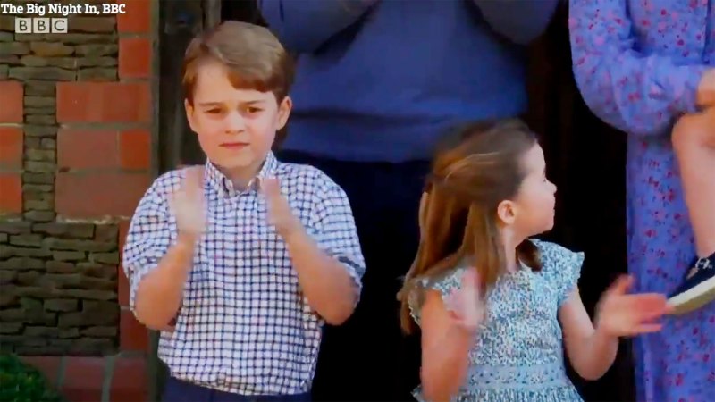 Prince William and Duchess Kate Lead Clap for Carers With Prince George Princess Charlotte and Prince Louis