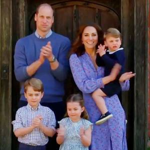 Prince William and Duchess Kate Lead Clap for Carers With Prince George Princess Charlotte and Prince Louis