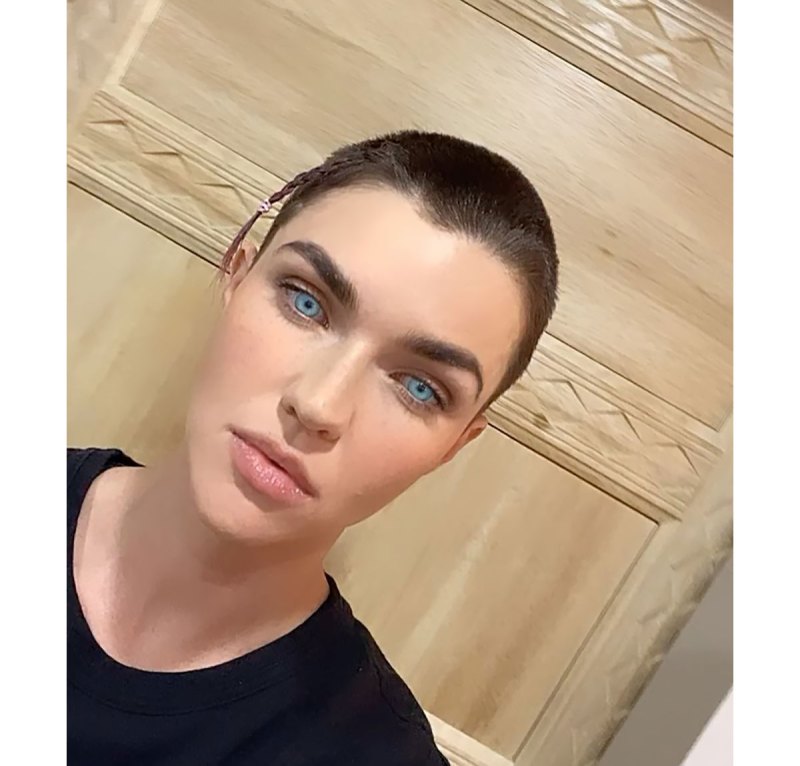 Ruby Rose Shaves Her Own Head During Self-Isolation