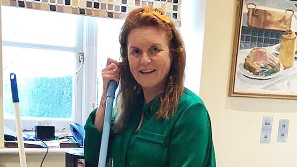 Sarah Ferguson Cleaning Her Home During Coronavirus Quarantine Is All of Us