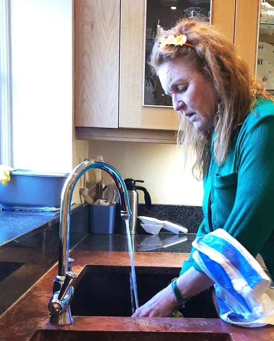 Sarah Ferguson Cleaning Her Home During Coronavirus Quarantine Is All of Us