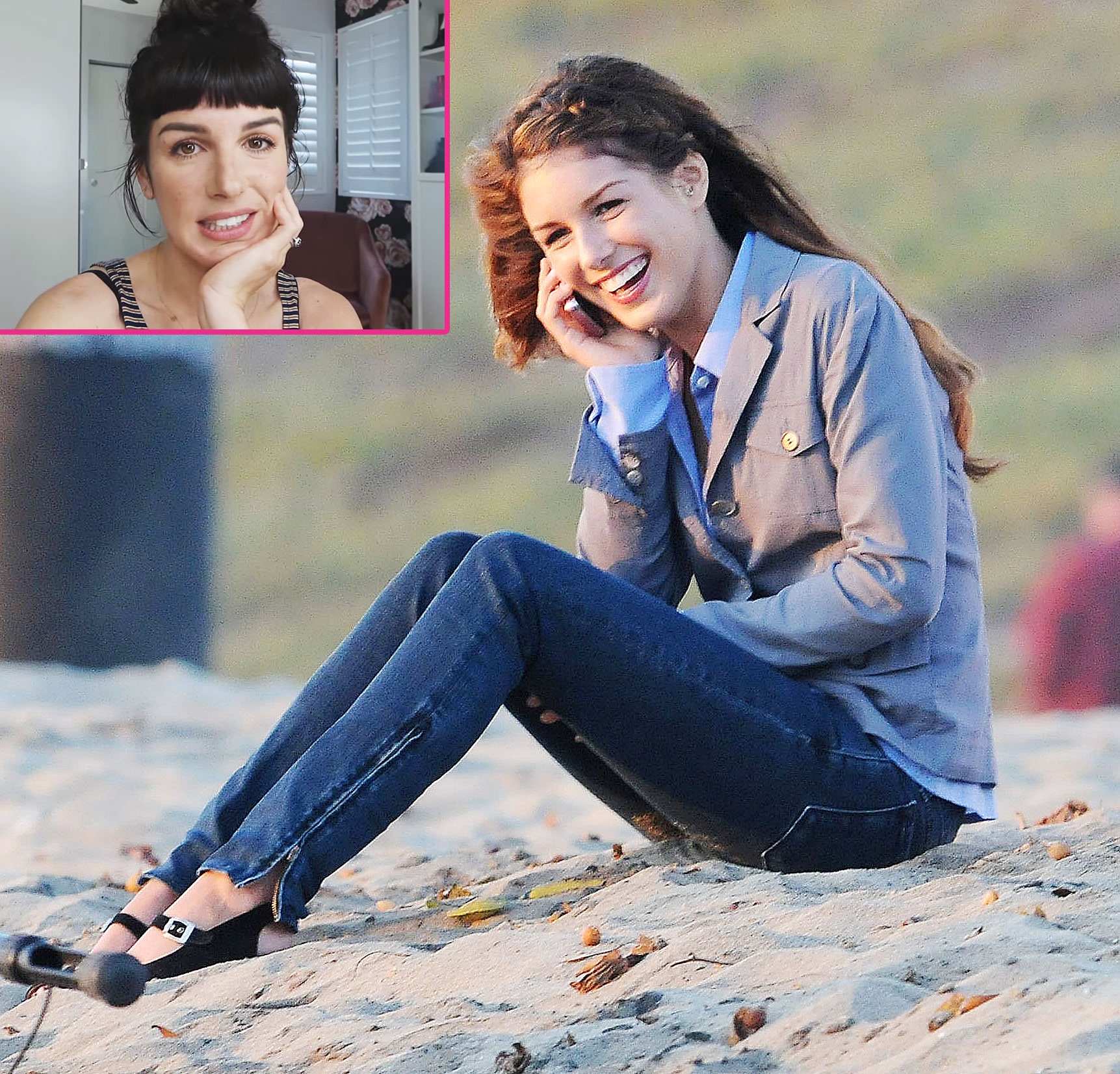 Dustin Milligan, Shenae Grimes Reunite for '90210' Zoom: 5