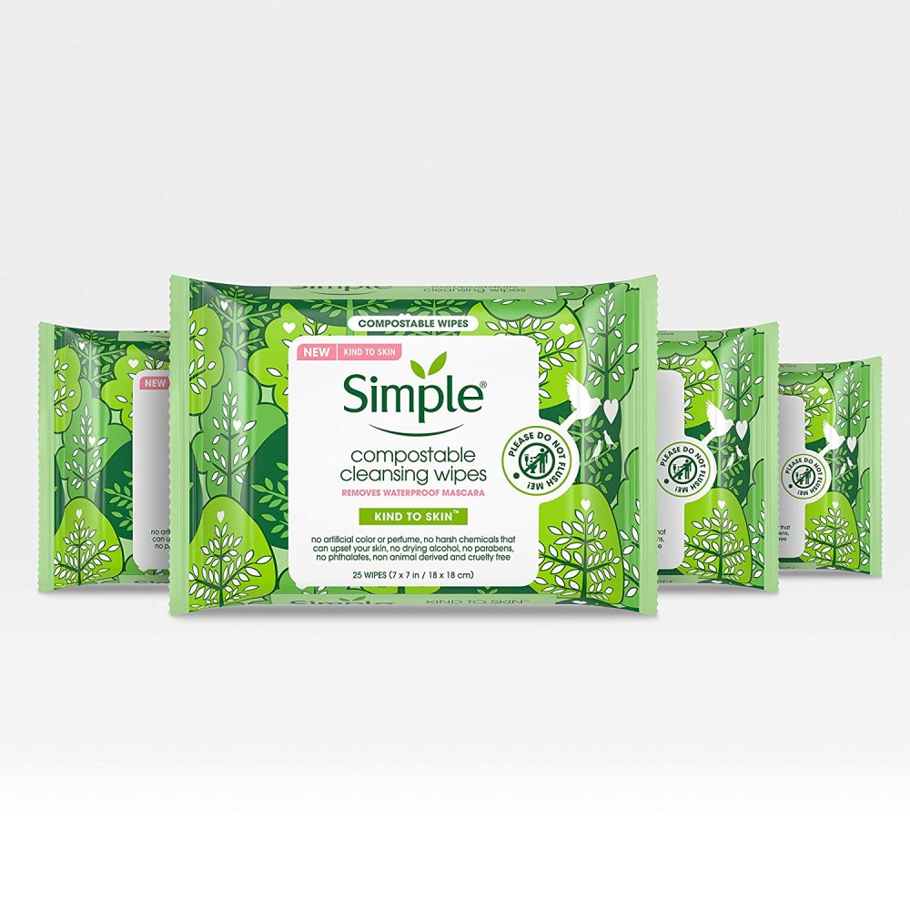 Simple Compostable Cleansing Wipe