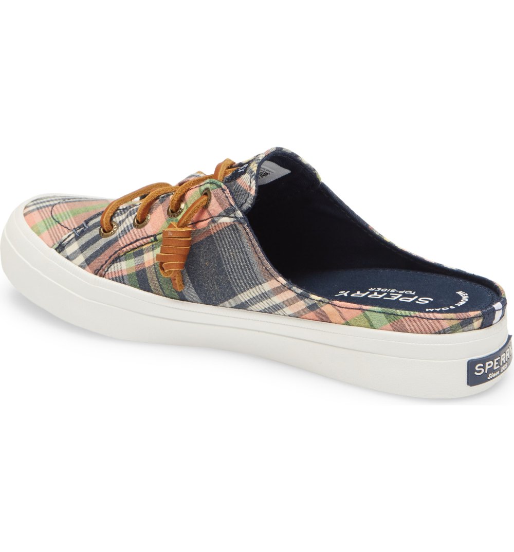 Sperry Crest Vibe Mule (Kick Back Plaid Textile)