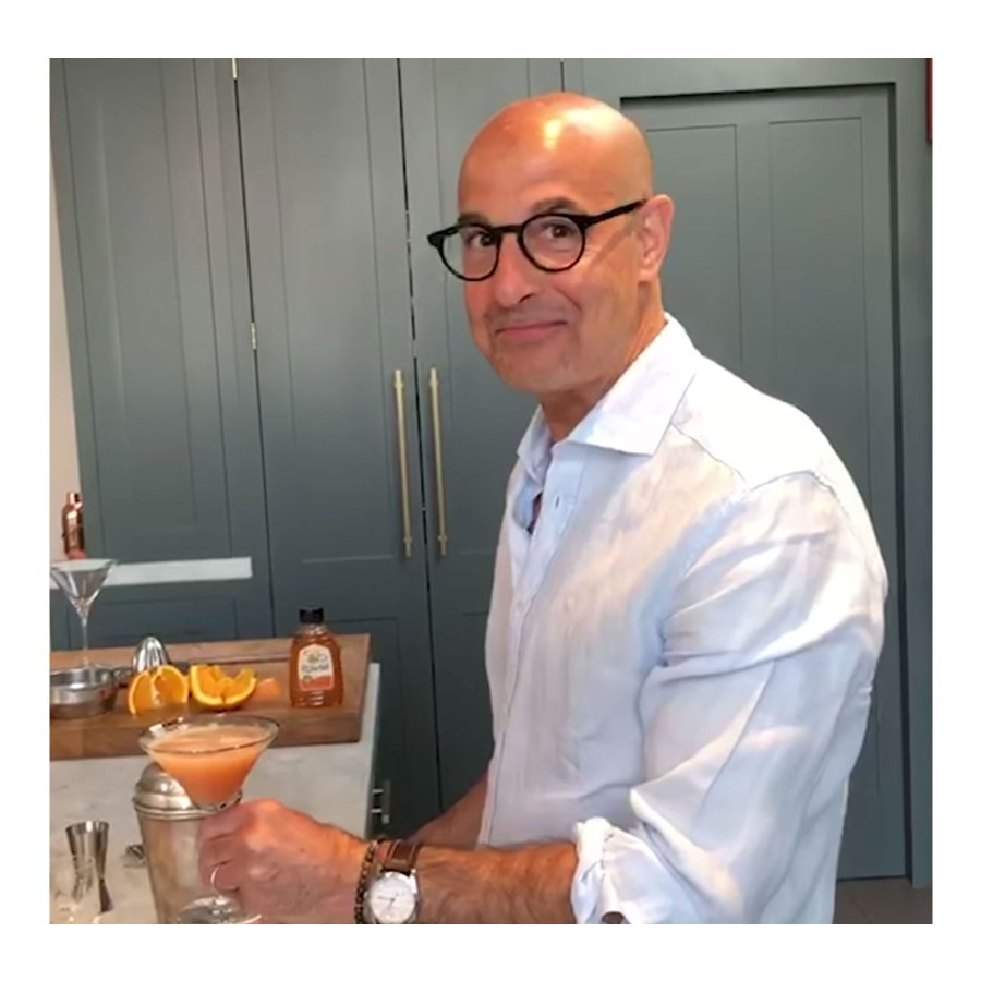 Stanley Tucci John Krasinski Hosts Virtual Potluck