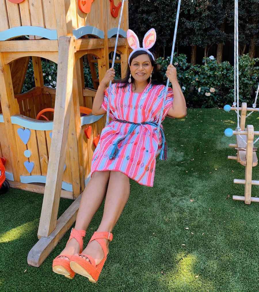Mindy Kaling Stars Celebrated Easter Amid Quarantine